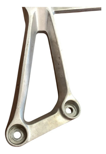 Suporte Pedaleira L/d Cb 500x Original Usado Prateado Prateado - Imagem 2