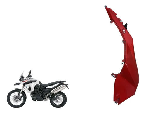 Carenagem Superior Esquerd Bmw F 800 Gs 13-18 Original Usado Vermelho