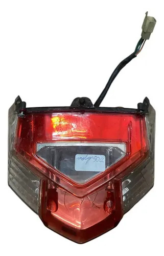 Lanterna Traseira Completa Lâmpada Chicote Traxx Moby 50 Cc - Imagem 7