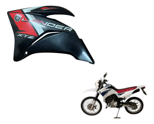 Carenagem L/e Lander Xtz 250 07/14 Paralelo Usado Preto