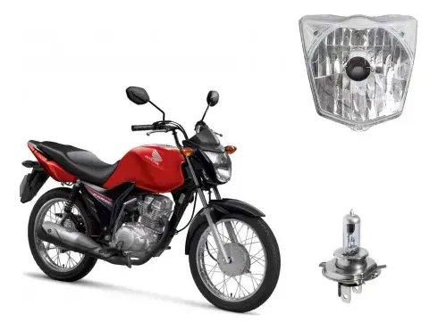 Farol Bloco Óptico Hondacg 125150160 Titanfan 14/22 C/avaria