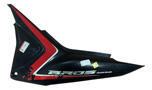 Carenagem L/e Bros 160 20/21 Honda Original Avaria Preto - Imagem 2