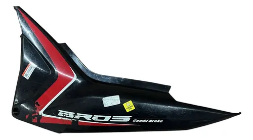 Carenagem L/e Bros 160 20/21 Honda Original Avaria Preto - Imagem 5