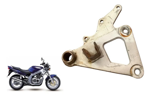 Suporte Pedaleira L/d Dianteira Gs 500 Usado Cinza Cinza
