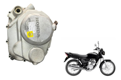 Tampa Embreagem Cg 125 Titan Es/ks 00/08 Original Usado Prateado