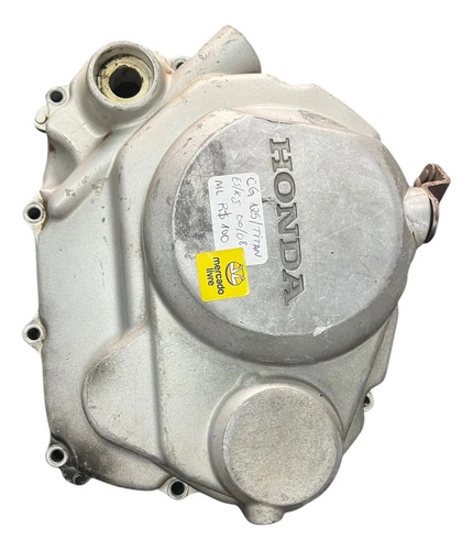 Tampa Embreagem Cg 125 Titan Es/ks 00/08 Original Usado Prateado - Imagem 5