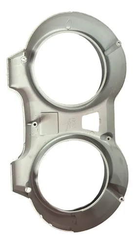 Carcaça Painel Cg 150 Titan Fan Superior Prata Logo Honda