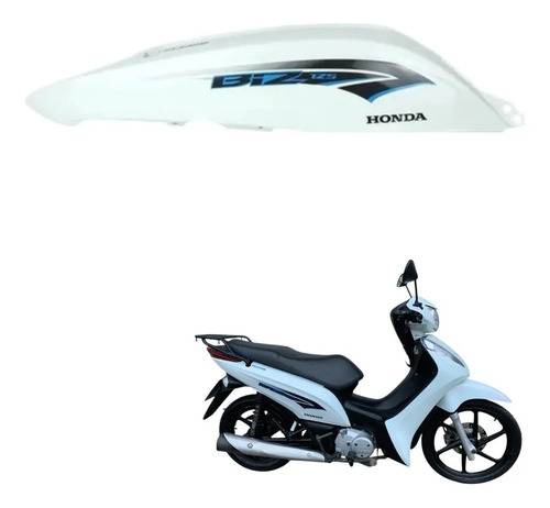 Tampa Lateral L/d Biz 125 2014 Original Usado (avaria) Branco