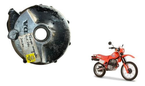 Tampa Magneto Honda Xlx 250 84/90 Original Usado Preto Preto