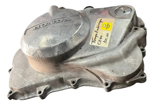 Tampa Embreagem Cb400 80/82 Original Honda Usado Prateado - Imagem 8