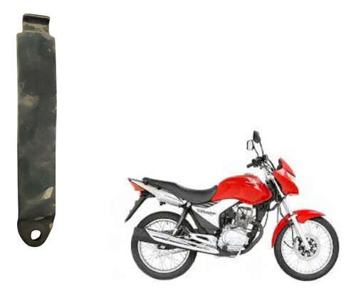 Suporte Chapa Bateria Titan 150 2009 Usado Preto