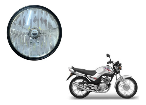 Farol Ybr/factor 125 02/08 Original Usado Preto Ambos Lados