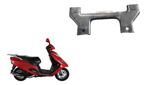 Suporte De Paralama Traseiro Burgman 125 Usado Prata
