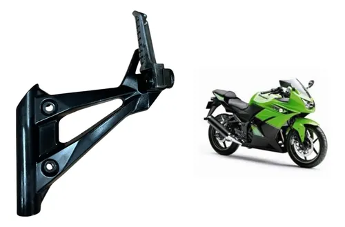 Pedaleira Tra Esq Kawasaki Ninja 250 08/12 Original Usado Preto