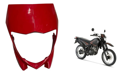 Carenagem Farol Xtz 125 08/17 Original Usado Vermelho