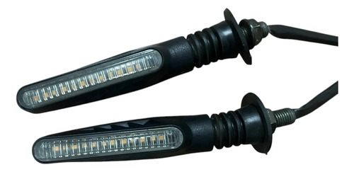 Kit De Setas Led Paralelo Usado Preto