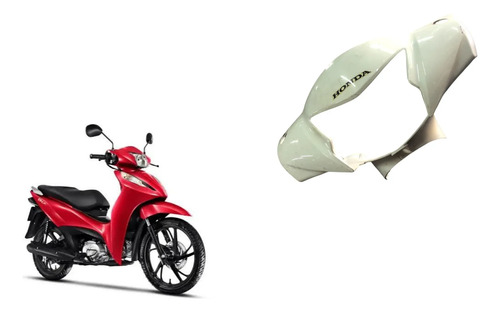 Carenagem Do Farol Biz 125 2017 Usado Branco