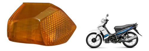 Lente Pisca Traseiro Esq. Crypton 115 10/16 Original Usado