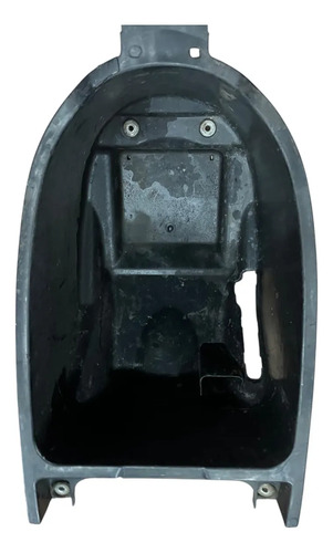 Bau Porta Capacete Shineray Jet 50 Original Usado Avaria Preto - Imagem 4