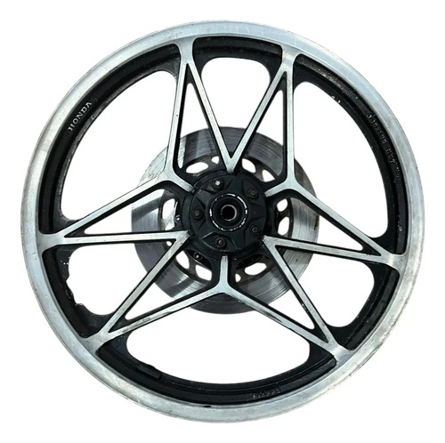 Roda Dianteira Honda Cb 450 89/90 Original Usado Prateado Prateado
