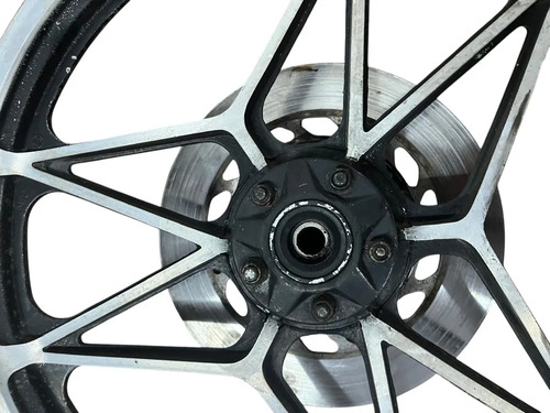 Roda Dianteira Honda Cb 450 89/90 Original Usado Prateado Prateado - Imagem 2