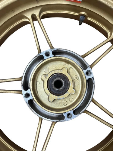 Roda Traseira Honda Cb 300 09/15 Original Usado Dourado-escuro - Imagem 5