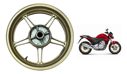 Roda Traseira Honda Cb 300 09/15 Original Usado Dourado-escuro - Imagem 10
