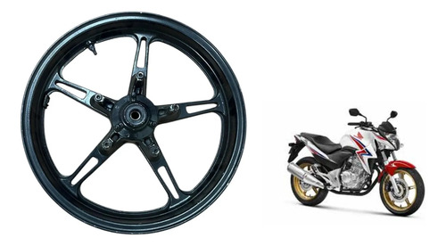 Roda Dianteira Honda Cb 300 09/15 Original Usado Preto