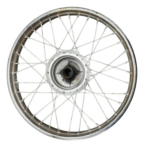 Roda Dianteira Bros 125 Original Usado Avaria Prateado Prateado