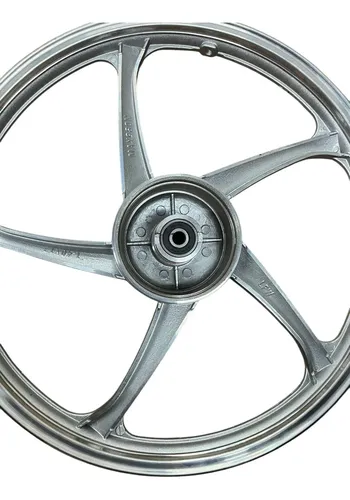 Roda Dianteira Shineray E 50cc Original Usado Prateado Prateado - Imagem 7