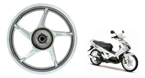 Roda Traseira Yamaha Neo 115 2008/2012 Original Usado Prateado