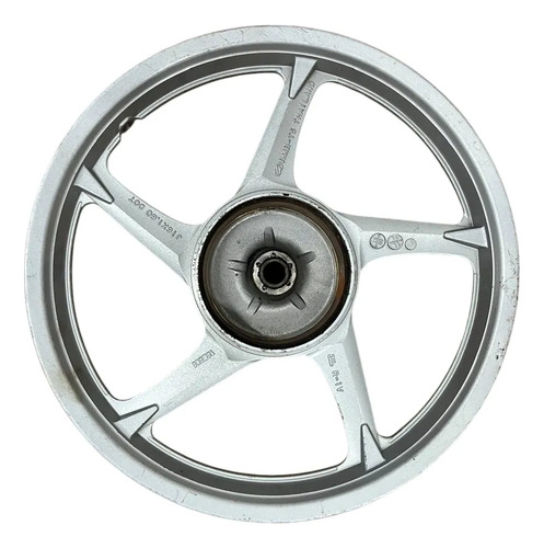 Roda Traseira Yamaha Neo 115 2008/2012 Original Usado Prateado - Imagem 3