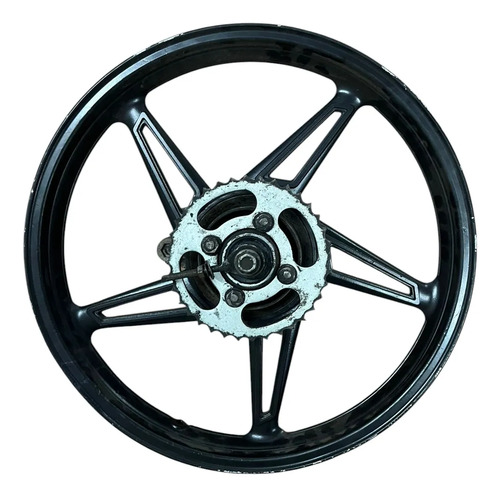 Roda Traseira Shineray E 50cc Original Usado Preto - Imagem 2