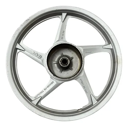 Roda Traseira Yamaha Neo 115 2008/2012 Original Usado Prateado - Imagem 6