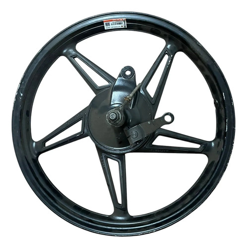 Roda Traseira Shineray E 50cc Original Usado Preto - Imagem 6