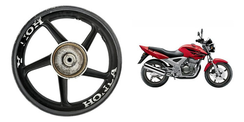 Roda Traseira Cbx 250 Twister 01/08 Original Usado Prateado