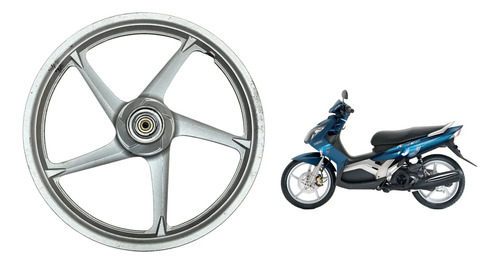 Roda Dianteira Yamaha Neo 2006/2012 Original Usado Prateado
