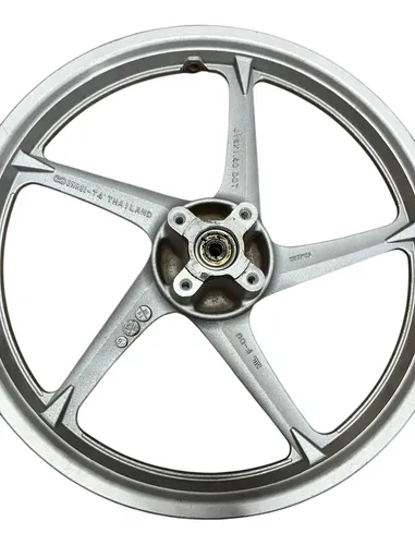 Roda Dianteira Yamaha Neo 2006/2012 Original Usado Prateado - Imagem 2