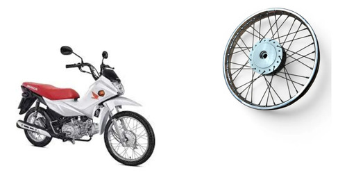 Roda Dianteira Pop 100 Usado C/avaria