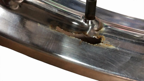 Roda Dianteira Pop 100 Usado C/avaria - Imagem 5