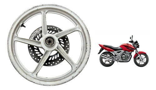 Roda Dianteira Cbx 250 Twister 2001/2008 Original Usado Branco