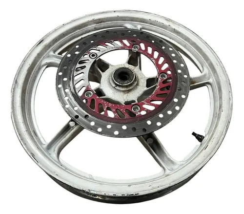 Roda Dianteira Cbx 250 Twister 2001/2008 Original Usado Branco - Imagem 4