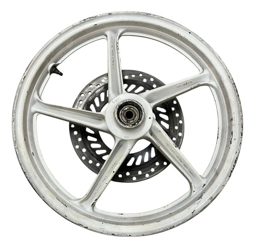 Roda Dianteira Cbx 250 Twister 2001/2008 Original Usado Branco - Imagem 8