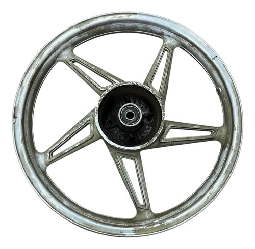 Roda Traseira Sundown Web 100 06/10 Original Usado Prateado - Imagem 2