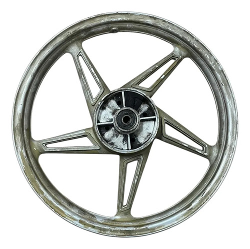 Roda Traseira Sundown Web 100 06/10 Original Usado Prateado - Imagem 6