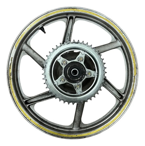 Roda Traseira Strada Cbx 200 Original Usado Prateado - Imagem 7