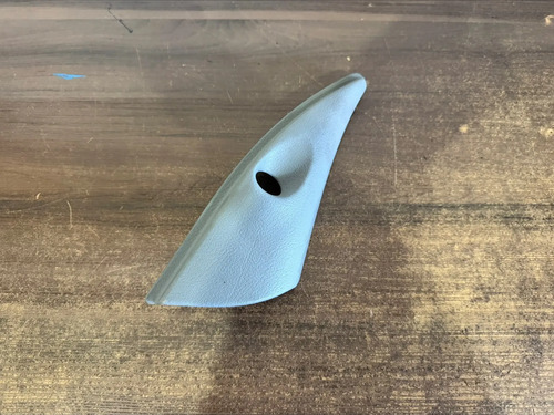 Moldura Retrovisor Lado Esquerdo Renault Clio 2004/2016 Orig Cinza - Imagem 2