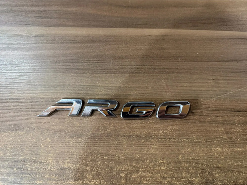 Emblema Adesivo Cromado Tampa Traseira Original Fiat Argo Cromado