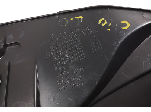 Grade Direita Churrasqueira Renault Clio 2004/2012 C/detalhe Preto Plástico - Imagem 5