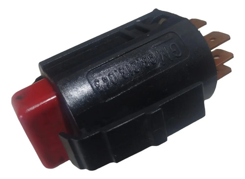 Interruptor Botão Pisca Alerta Gm Monza Kadett 1982 A 1996 Preto - Imagem 5